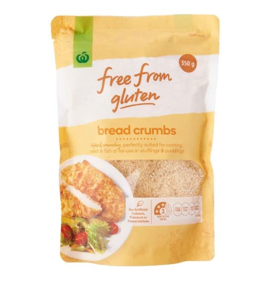 Woolworths Free From Gluten Breadcrumbs 350g Free From