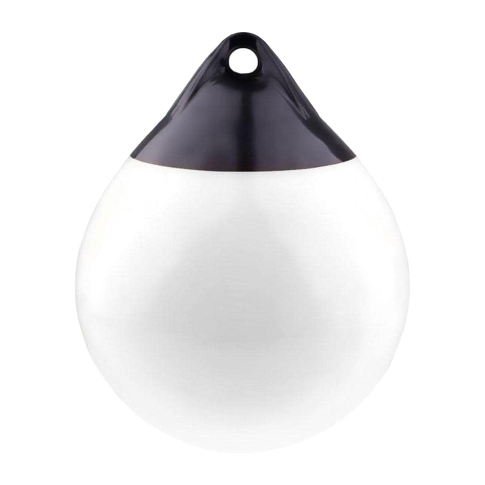 de Anclaje de Bola para Barco con Pasador Inflable Y Cuerda, de para Muelle, Blanco con Cuerda Negra