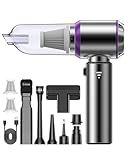 KITBEZN Handstaubsauger, 26000Pa Handstaubsauger Akku, 3-Gang Auto Staubsauger Stark mit Bürstenloser Motor, Autostaubsauger Kabellos für Auto Haus Küche