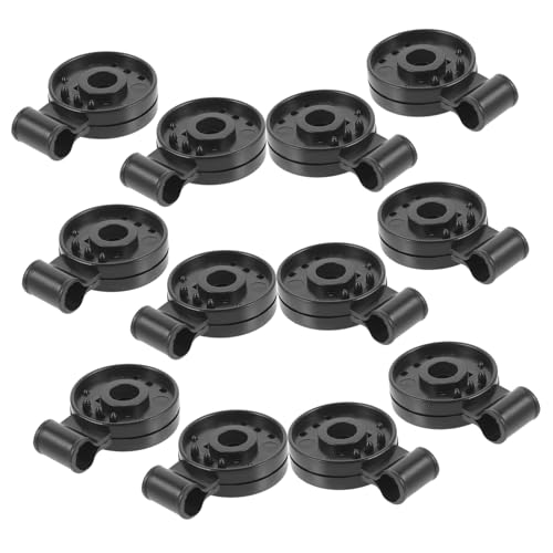 Mikikit 20pcs Garden Plastic Buckle Clips for Greenhouse Shade Cloth Durable Material Gardening Accessories Easy to Install Mesh Clips for Plant Support and Securing Netting