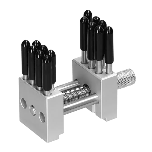 アルミバイス固定具クランプ模型製作固定治具DIY工芸改造作業台クランプ幅調整機能付き 精密 実用