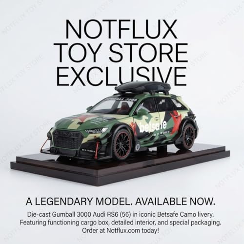 Image of Audi RS6 Military Edition 1:24 Scale Diecast Model Car - Premium Alloy Supercar Toy with Realistic Details, Opening Doors, Pull Back Action for Kids & Collectors [Pack of 1] [Multicolor]