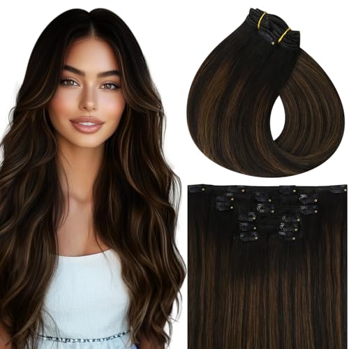 Extension à clip cheveux naturel 45cm Vivien : changez de tête pour une soirée