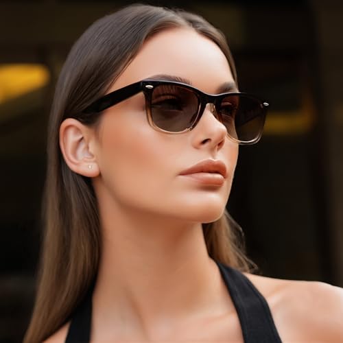 Image of SIPHEW Polarized Sunglasses for Women & Men - UV400 Mirrored Eyewear | Designer Unisex Fashion Sun Glasses w /Medium Fit,Suitable for Any Face Shape,Beach,Everyday Wear