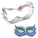 Mardi Gras / Costume Mask Cookie Cutter - Ann Clark - 4.5 Inches - US Tin Plated Steel