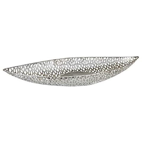 Casablanca Decorative Bowl in Antique Silver Cover