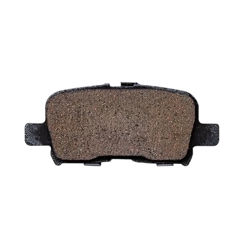 Image of Detroit Axle - Rear Brake Pads for 2003-2008 Honda Pilot, 2002-2004 Odyssey, 2001-2006 Acura MDX, Ceramic Brake Pads w /Hardware Replacement