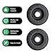 Bawkars 4 PCS Car Radiator Mount Bushing, Rubber Radiator Bracket #21506-4M400 & #21507-4M400, Automotive Radiator Parts, Compatible with Nissan Altima, Rogue, Versa Note, Armada, Rogue Sport (Black)