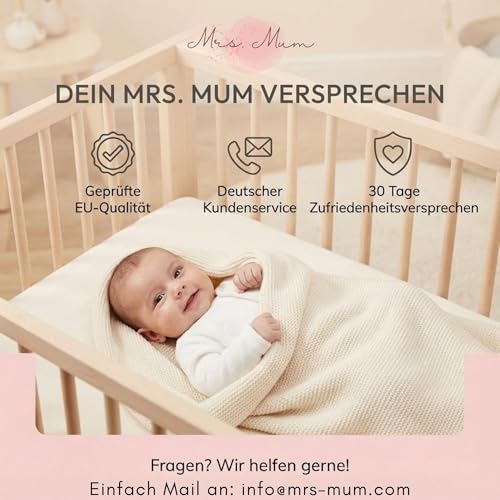 Mrs. Mum Wochenbett Unterwäsche I 8 STK. I DERMATEST: SEHR GUT I Made in EU I Öko-Tex I Wöchnerinnen Slips zur Fixierung von Wochenbett Binden nach Geburt I Netzhosen Wochenbett