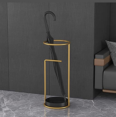Soporte de paraguas circular de lujo en metal para espacios selectos 5