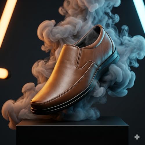 Image of Leatherful Formal Moccasin Shoes for Men | Full Grain Genuine Leather | PU Sole & Nappa Lining | Office | Party | Smart Casual YKMC