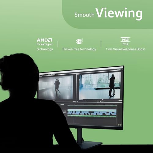 Image of Acer RS242Y P1 23.8 Inch IPS FHD Monitor | 144Hz Refresh | 1ms VRB | AMD FreeSync | Ultra Slim 6.9mm ZeroFrame Design | HDMI + VGA | 99% sRGB | Dual Glass Design | Built-in Speakers | Tilt Adjustable