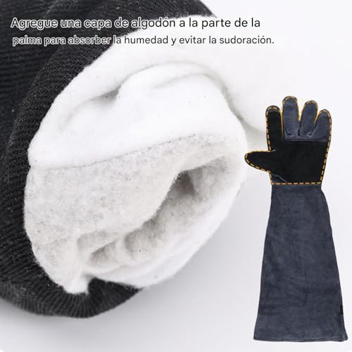Guantes para manipulación de gatos multipropósito con protección de 60 cm 5