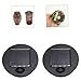 2PCS Solar Lights Replacement Top LED Solar Panel Lid Lantern Bulb Replacement Part 7CM
