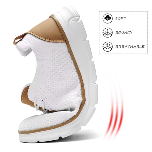 Image of Men's Mesh Sneakers Oxfords Lace-Up Lightweight Casual Walking Shoes Driving Shoes