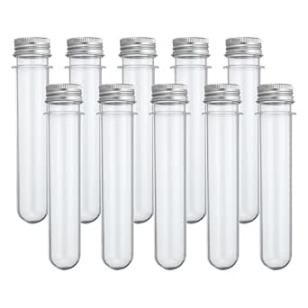 PATIKIL Tubi Prova 10 Ml, 20Pz 3.94x0.63" Contenitori Provette Vetro - 12