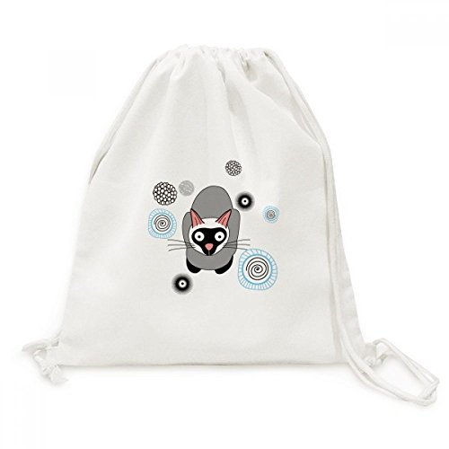 Voyage Sacs Toile Chaton Siamois - Cadeau Idéal Passionnés Chats