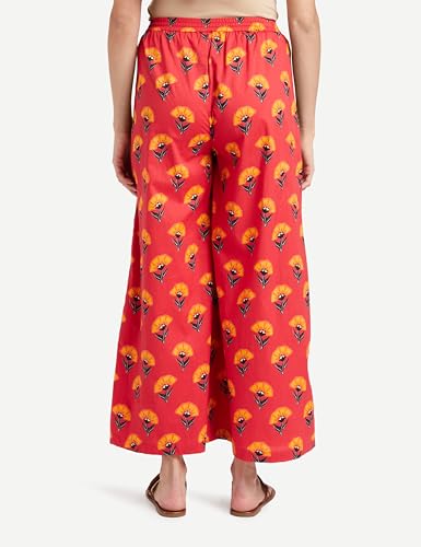 Image of Amazon Brand - Myx Women's Relaxed Fit Mid Rise Palazzo (Available in Plus Sizes)