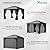 YITAHOME 10'X12' Single Hardtop Gazebo Metal Outdoor Patio Galvanized Iron Aluminum Column Garden Tent Curtains Netting for Backyards Decks Lawns,Gray