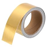 Tamaño: ancho: 5 cm; longitud: 12 m. Color: oro cepillado. Tiras decorativas gruesas para rodapiés, excelente textura, clásica y clásica, muy adecuadas para decoración del hogar de estilo minimalista.