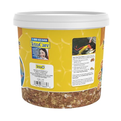 Tetra Pond Flakes Complete Nutrition for Smaller Pond Fish, Goldfish and Koi Fish, 2.2 Pounds - Image 3