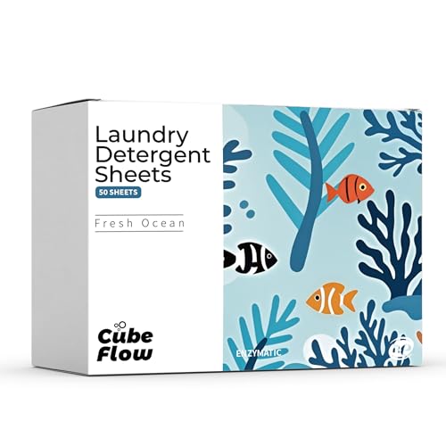 Laundry Detergent Sheets, Ebony Rose Scent - 100 Loads | 72-hour long lasting fragrance, Eco...