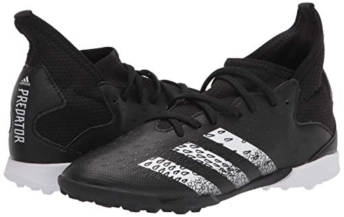 Adidas Turf Predator Freak .3 Soccer Shoe (Boys) Black/White/Black 11 Little Kid #TOP6