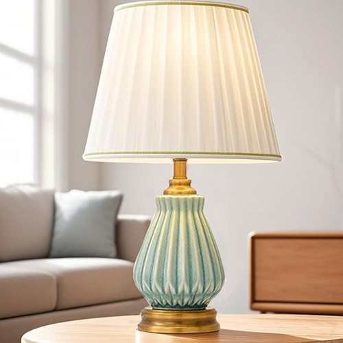 17" Table Lamp 3 Way Dimmable Minimalist Lamp for Living Room Ret...