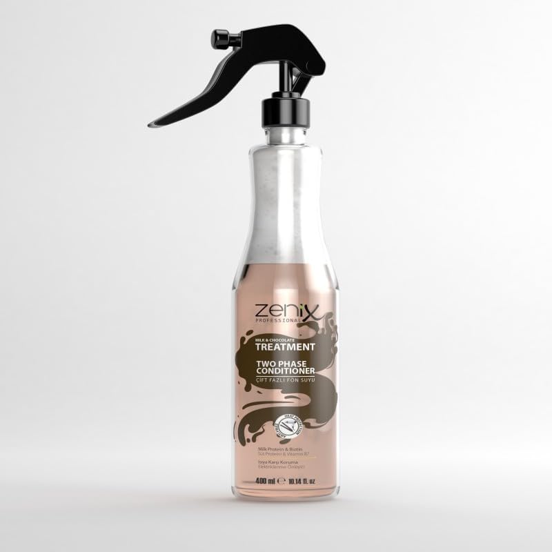 Zenix İki Fazlı Saç Bakım Spreyi, Süt ve Çikolata Özlü, 400 ml