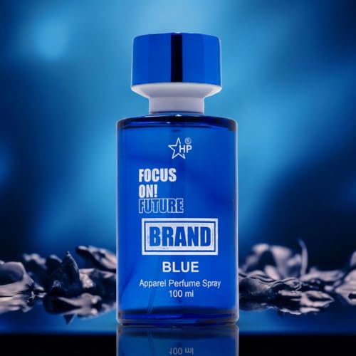 Image of HP Brand Blue Apparel Perfume Spray, 100 ml, Unisex Aromatic Fougere Fragrance