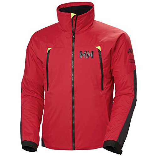 Helly-Hansen Men's Aegir H2Flow Midlayer Jacket, 222 Alert Red, Large