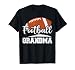 Football Grandma Football Player Game Day Mother's Day T-Shirt
