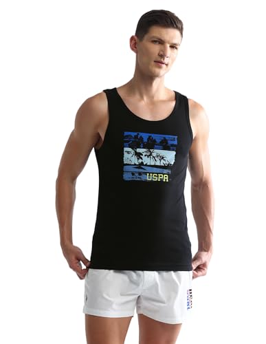 Image of U.S. Polo ASSN. Mens OEV02 Brand Print Comfort Fit Vest - Pack of 1