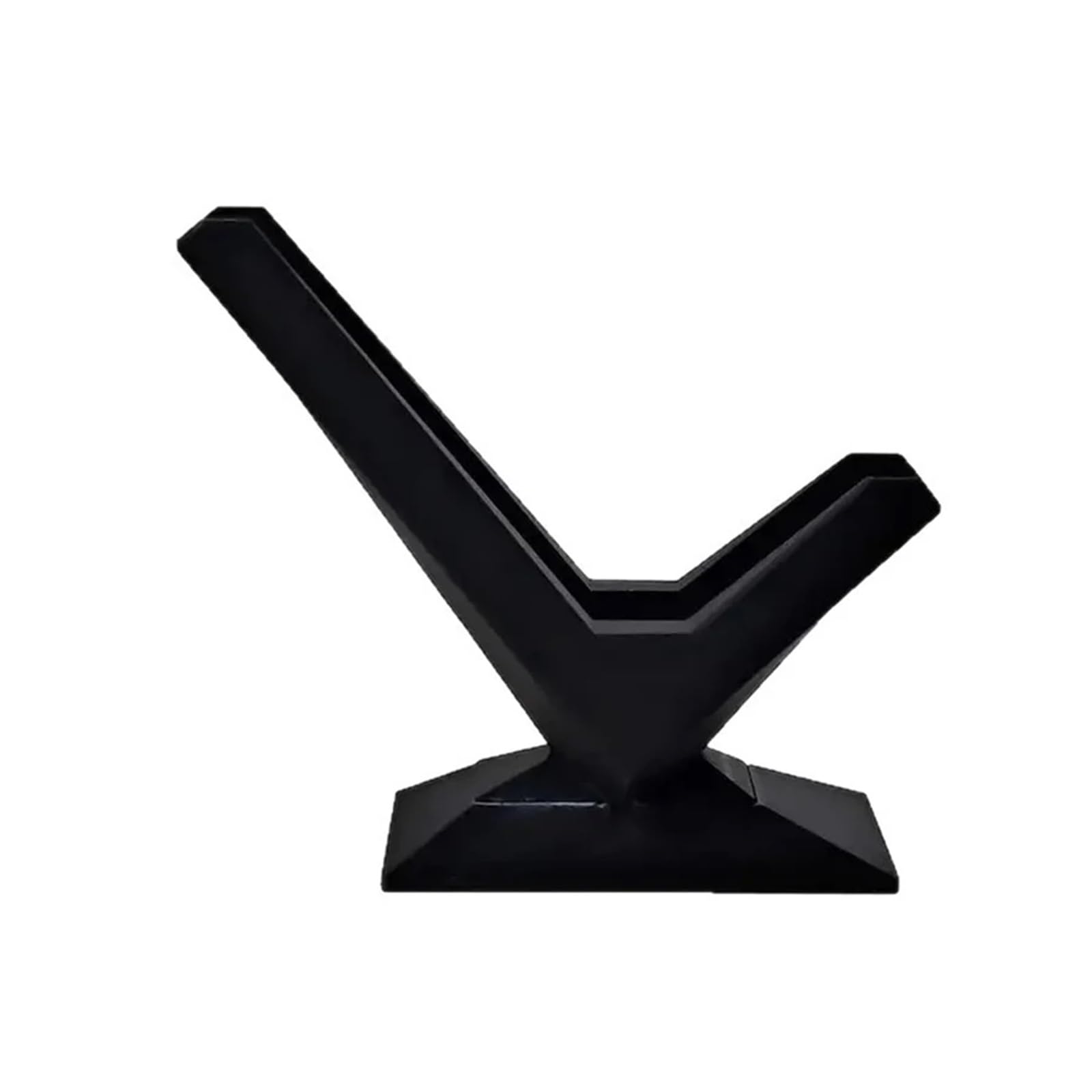 Yangshe Black 6Pcs Business Card Holder Desk Organizer, Minimalist Modern Desktop Storage Solution