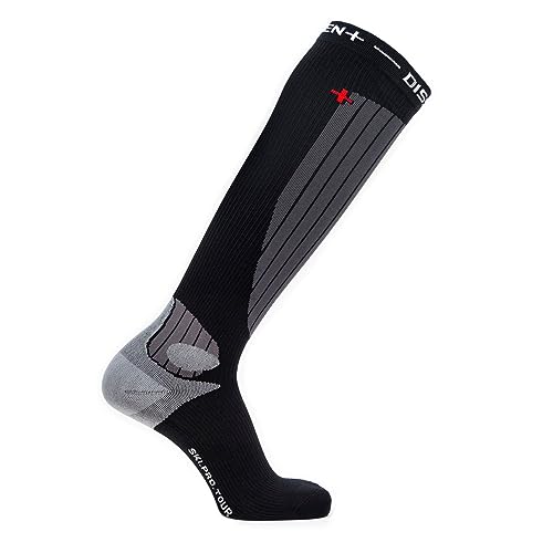 DISSENT Pro Fit Compression Nano Tour High-Performance Ultra-Thin Breathable Over The Calf Backcountry Snowboarding Ski Socks2