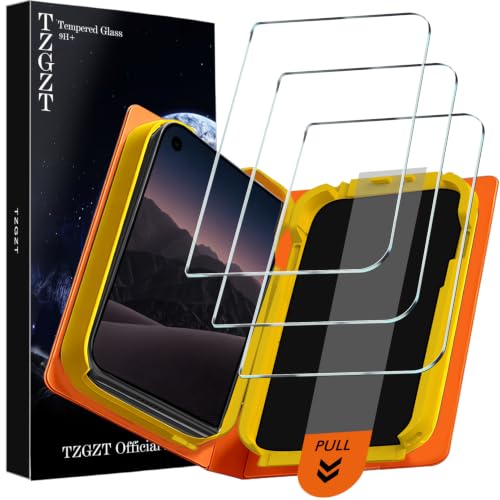 TZGZT Screen Protectors for iPhone Duo, Tempered Glass, Case Friendly