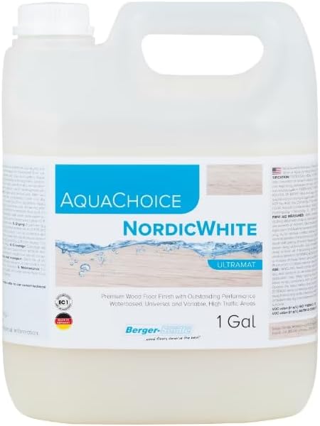 Berger-Seidle NordicWhite Ultramat Wood Floor Finish 1 Gallon