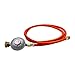 Produktbild Gas Bullet ® Präzises Gasdruckminderer Set: Inklusive 30mbar Regler, 1,5M Schlauch & 1/4" Links Innengewinde Schraubanschlüsse | Optimaler Gasdruckregler für reibungslosen Flow!