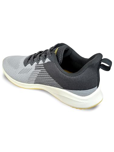 Image of Allen Cooper Training,Walking,Cricket,Gym,Sports Comfortable Running Shoes for Men(851|Grey|Navy Size-6,7,8,9,10)