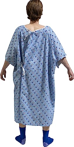 4 Pack - 5XL Plus-Size Hospital Gown Coverage for Larger Patients Perfect Fit for Larger Body Sizes