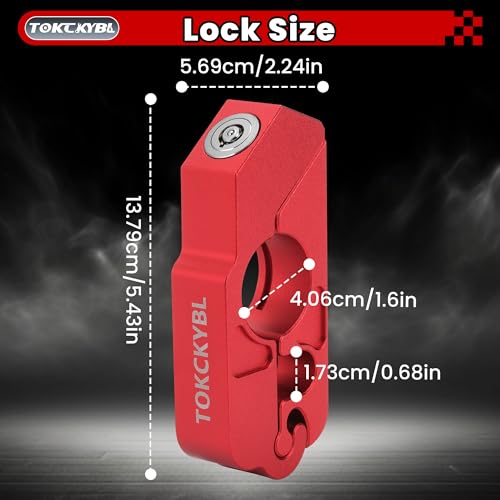 TOKCKYBL 2-in-1 Handlebar Lock