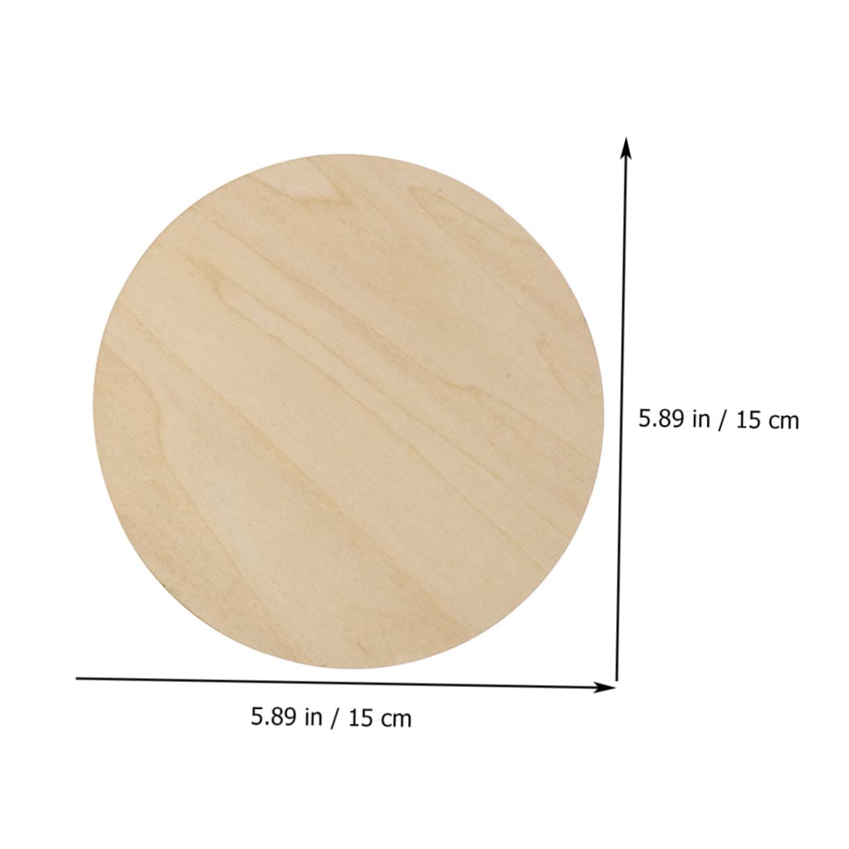 SEWACC 12piezas Discos De Madera Redondos Para Pintar y Manualidades Slices De Madera Sin Terminar Para Decoraciones