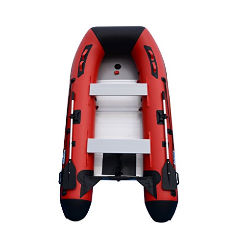 BRIS 10ft Inflatable Boat Inflatable Rafting Fishing Dinghy Tender Pontoon Boat - Thumbnail 3