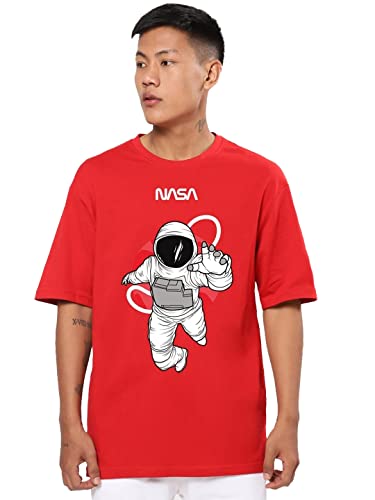 Image of Bewakoof Men's Solid Regular Fit Full Sleeve Round Neck Cotton T-Shirt