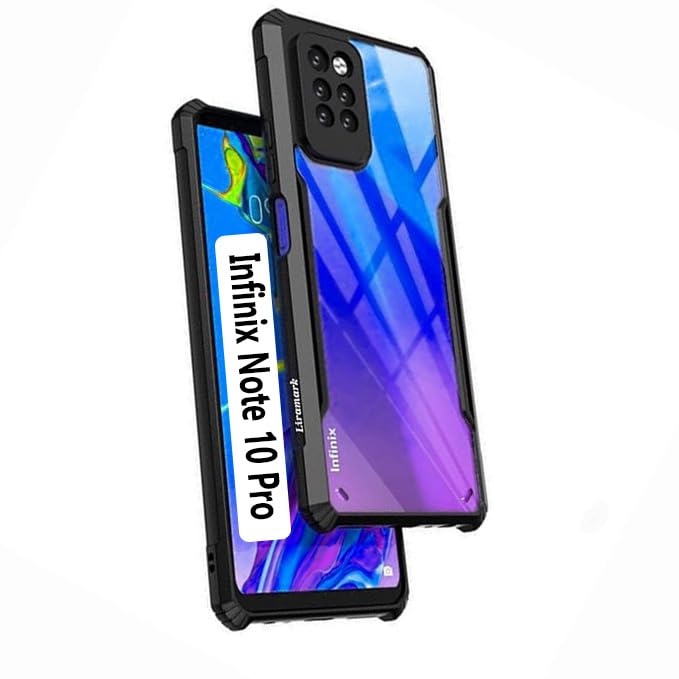 COBERTA Back Cover for Infinix Note 10 Pro Back Cover Case - Black Transparent (B0CGLLWCJL) Amazon Price History, Amazon Price Tracker