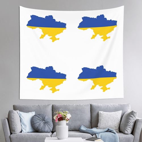 Tapiz de Ucrania grande para decorar el dormitorio con un fondo artístico