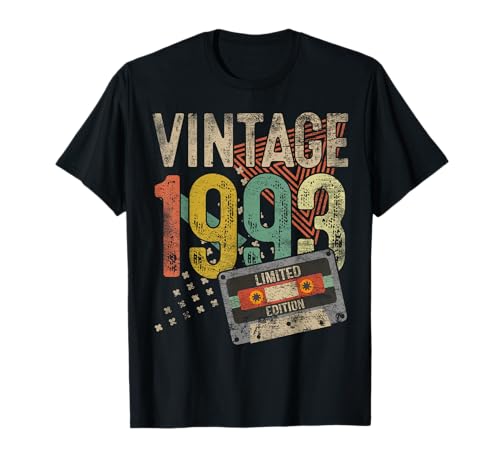 Vintage 1993 Tape 33rd Birthday Gift Men Women 33 Year