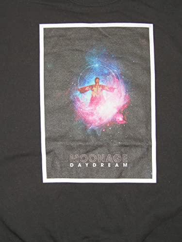 Bioworld David Bowie Moonage Daydream Crew Neck Long Sleeve Black Unisex Adult Sweatshirt2