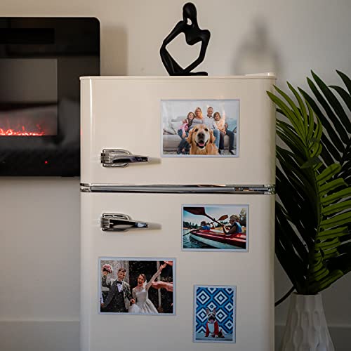 Magtech Magnetic Photo Pocket Picture Frame, White, Holds 2.5 X 3.5 Inches Photos, 10 Pack (12310) #TOP4