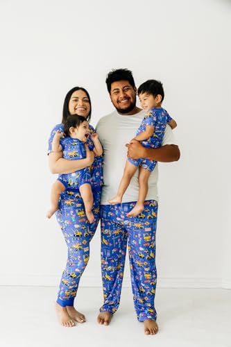 Image of Little Sleepies Mens Pajama Pants, Soft Viscose from Bamboo PJ Bottoms for Family Matching Set, Mens Sleepwear PJs w /Pockets